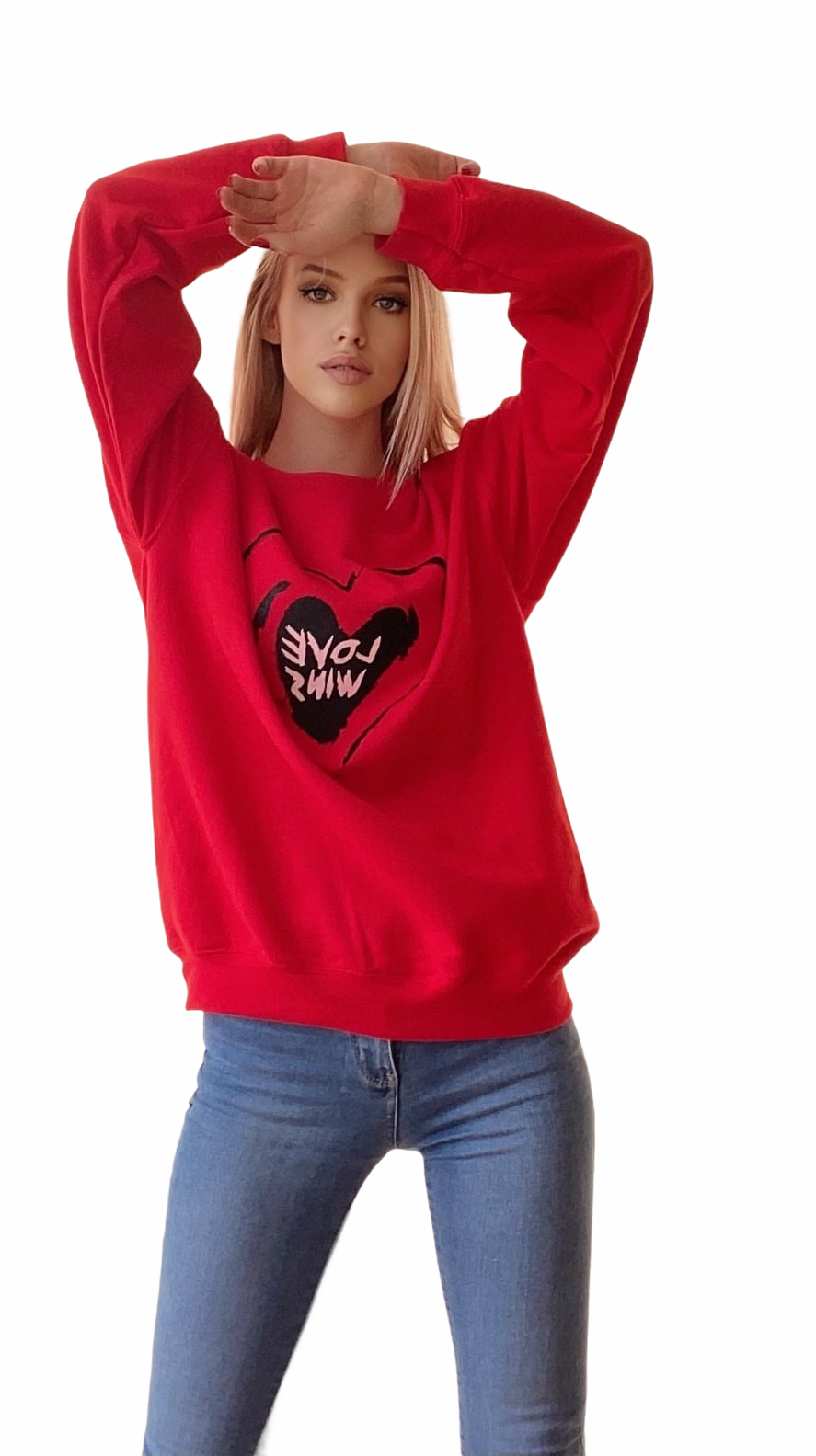 LOVE WINS Red Sweatshirt