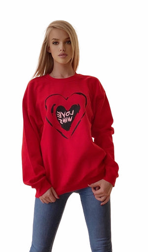 LOVE WINS Red Sweatshirt