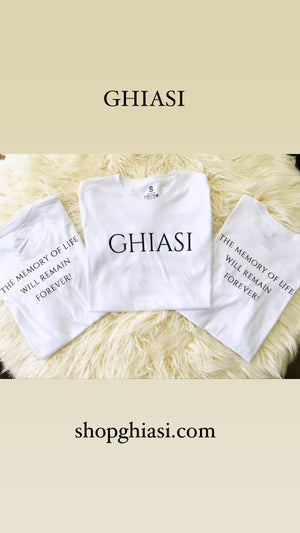 GHIASI Inspirational Unisex T-Shirt-White