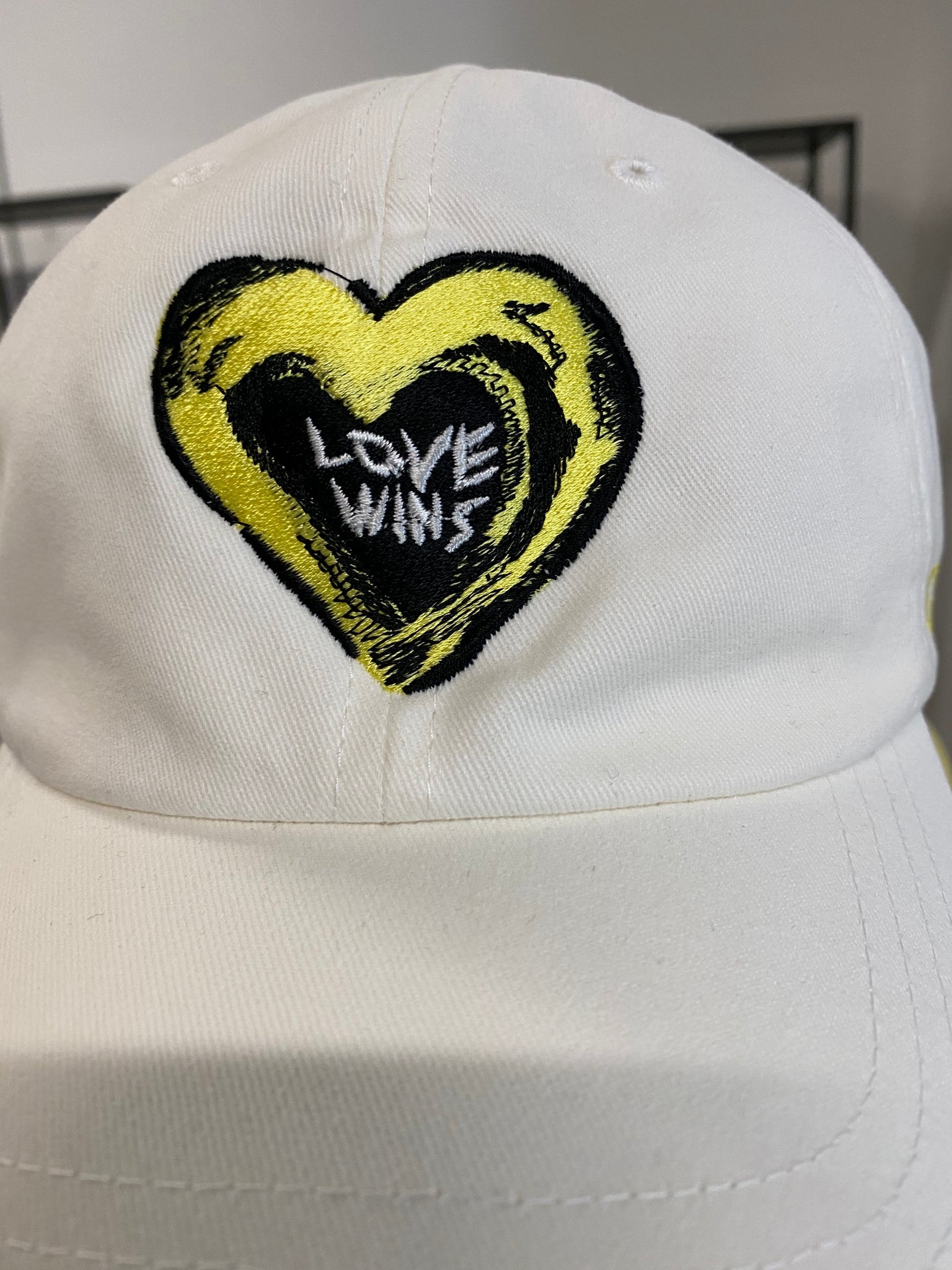 Love Wins Caps - White