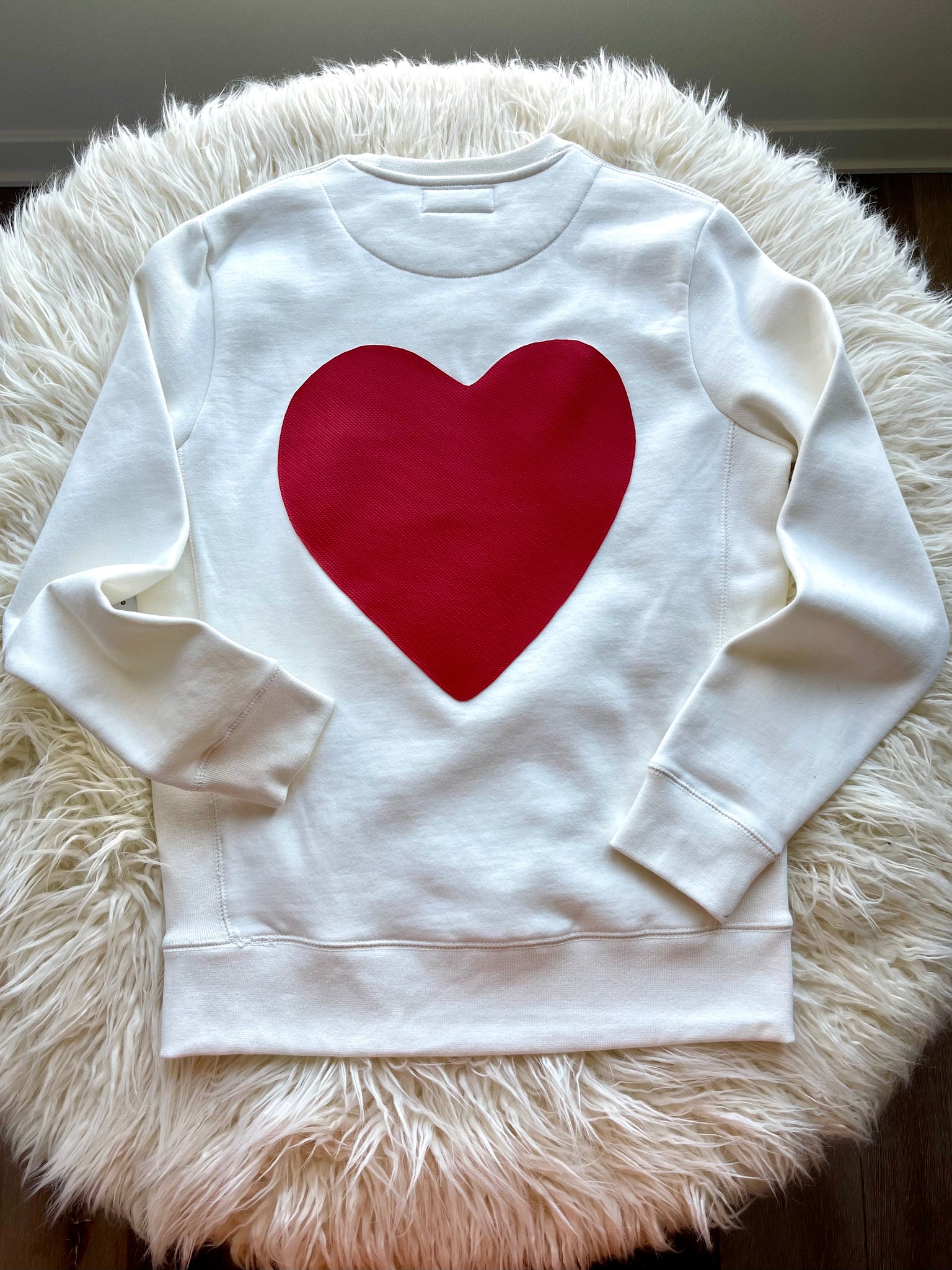 LOVE Sweatshirt - White / Red Logo