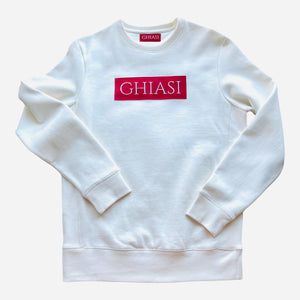 LOVE Sweatshirt - White / Red Logo