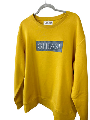 LOVE Sweatshirt Yellow and Gray