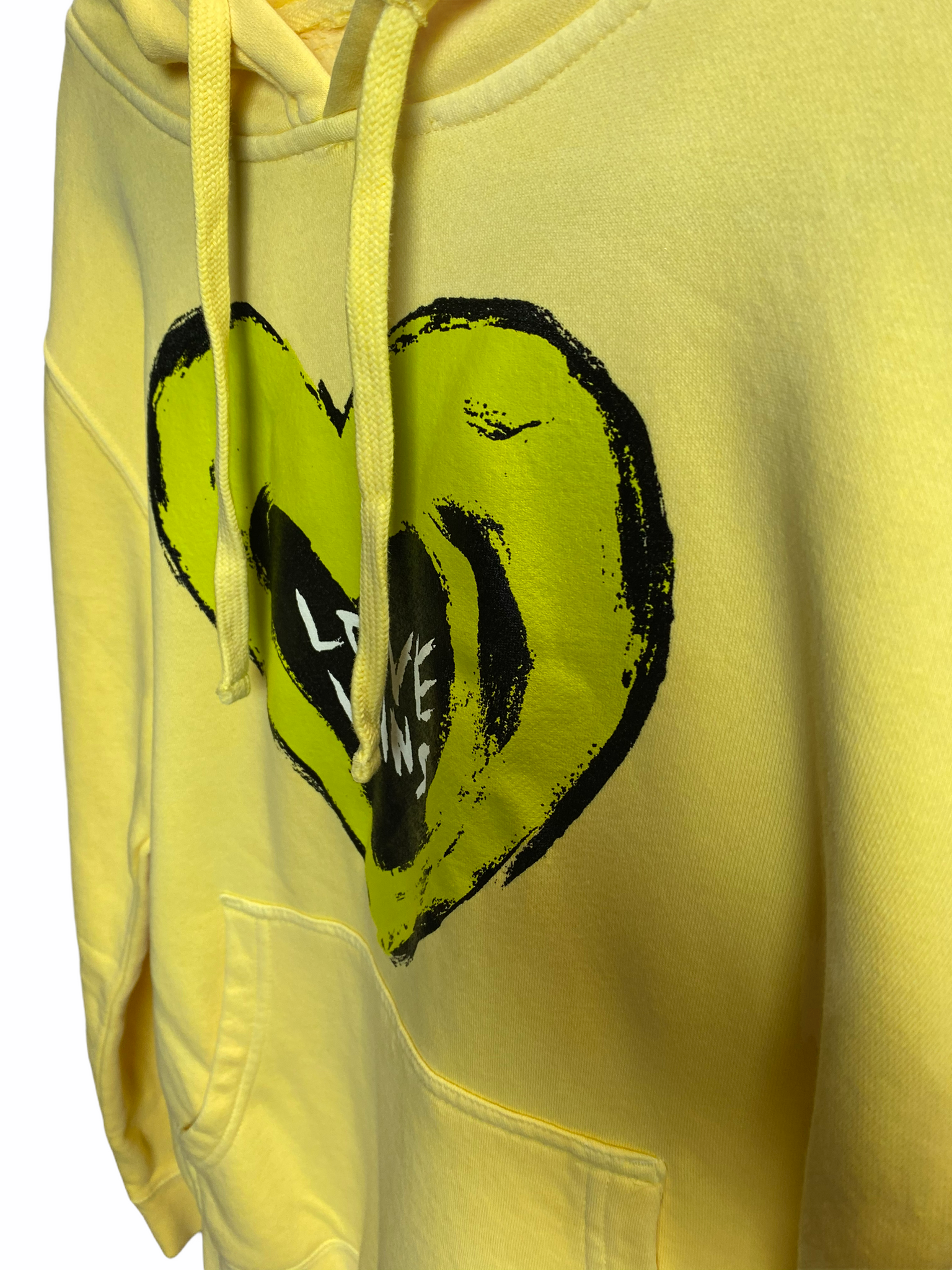 LOVE WINS Unisex Yellow Hoodie